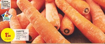 Intermarché CAROTTE offre