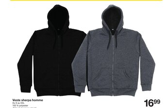 Zeeman Veste sherpa homme offre