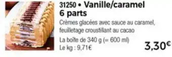 Thiriet Vanille/Caramel 6 Parts offre