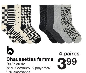Zeeman Chaussettes femme offre