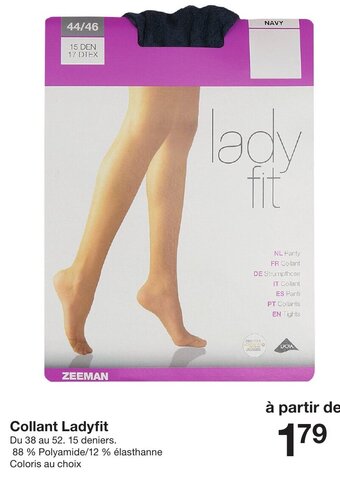 Zeeman Collant Ladyfit offre