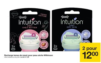 Zeeman Recharge lames de rasoir pour peau sèche Wilkinson offre