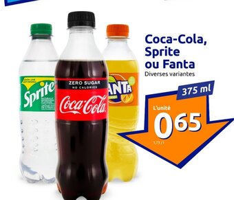 Action Coca-Cola, Sprite ou Fanta offre