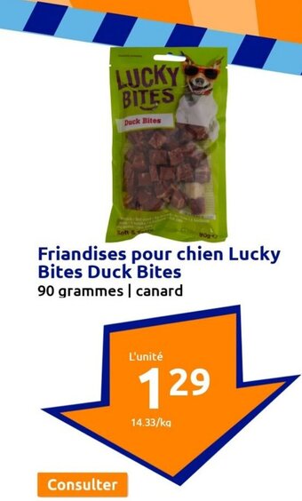 Friandises pour chien Lucky Bites Duck Bites