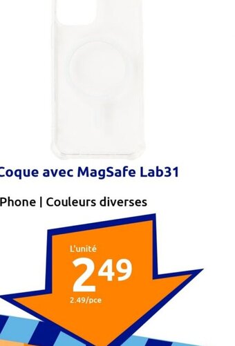 Action Coque avec MagSafe Lab31 offre