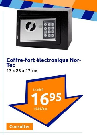 Action Coffre-fort électronique Nor-Tec offre