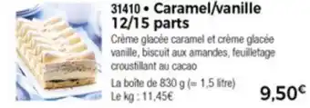 Thiriet Caramel/Vanille 12/15 Parts offre