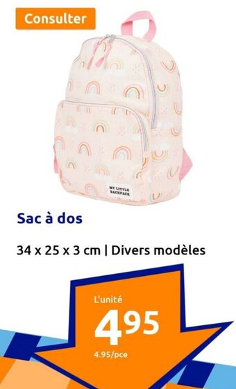 Action Sac à dos offre
