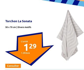Action Torchon La Sonata 50 x 70 cm offre