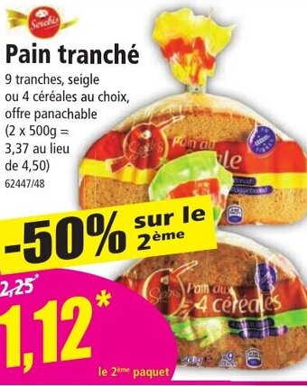 Norma Pain tranché offre