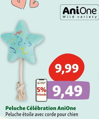 Maxi Zoo Anione peluche célébration offre
