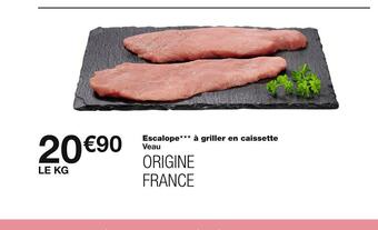 Monoprix Escalope à griller en caissette offre