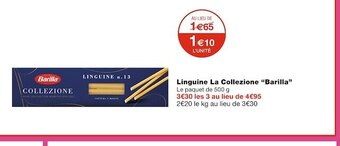 Monoprix Barilla linguine la collezione offre