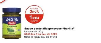 Monoprix Sauce pesto alla genovese offre