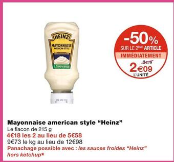 Heinz mayonnaise american style