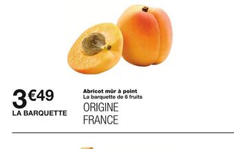 Monoprix Abricot mûr à point offre