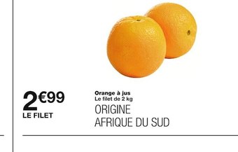 Monoprix Orange à jus offre
