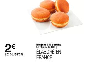 Monoprix Beignet à la pomme offre