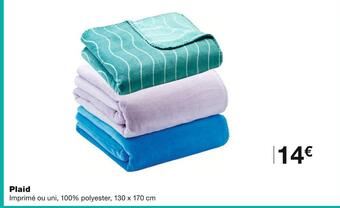 Monoprix Plaid offre