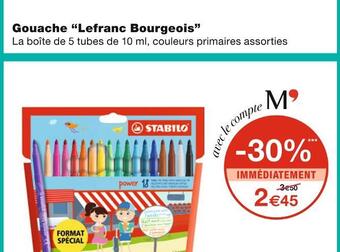 Monoprix Stabilo feutres de coloriage power offre