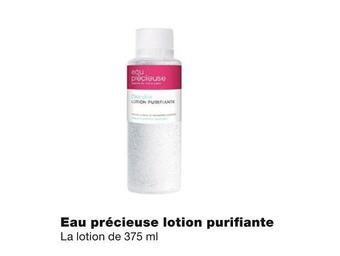 Monoprix Eau précieuse lotion purifiante offre