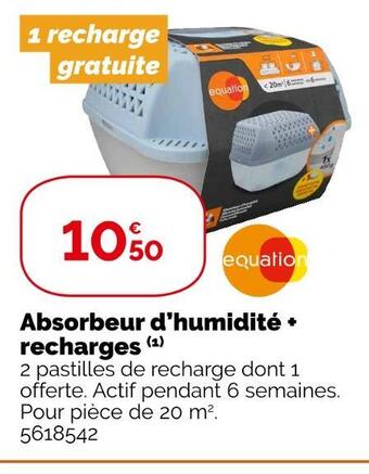 Absorbeur d’humidité + recharges