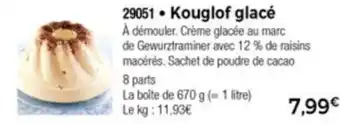 Thiriet Kouglof Glacé offre