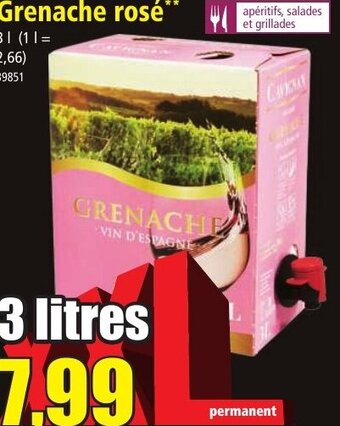 Norma Grenache rosé offre