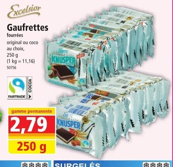 Norma Excelsior Gaufrettes offre