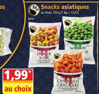 Norma Snacks asiatiques offre
