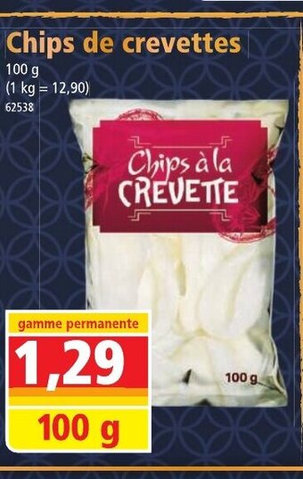 Norma Chips de crevettes offre