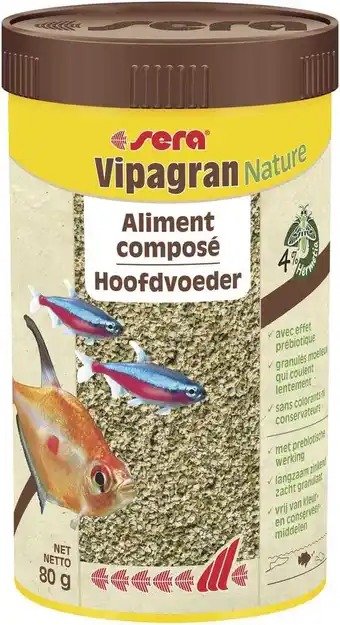 Jardiland Sera - aliment composé vipagran nature 250 ml offre