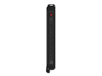 Weldom Multiprise usb parafoudre, 8 prises noir lexman offre