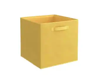 Weldom Panier l polyester spaceo kub jaune h.31 x l.31 x p.31 cm offre