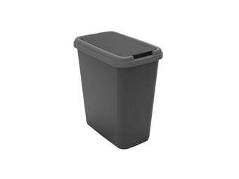 Weldom Poubelle de cuisine 25 l manuel delinia swing plastique noir offre