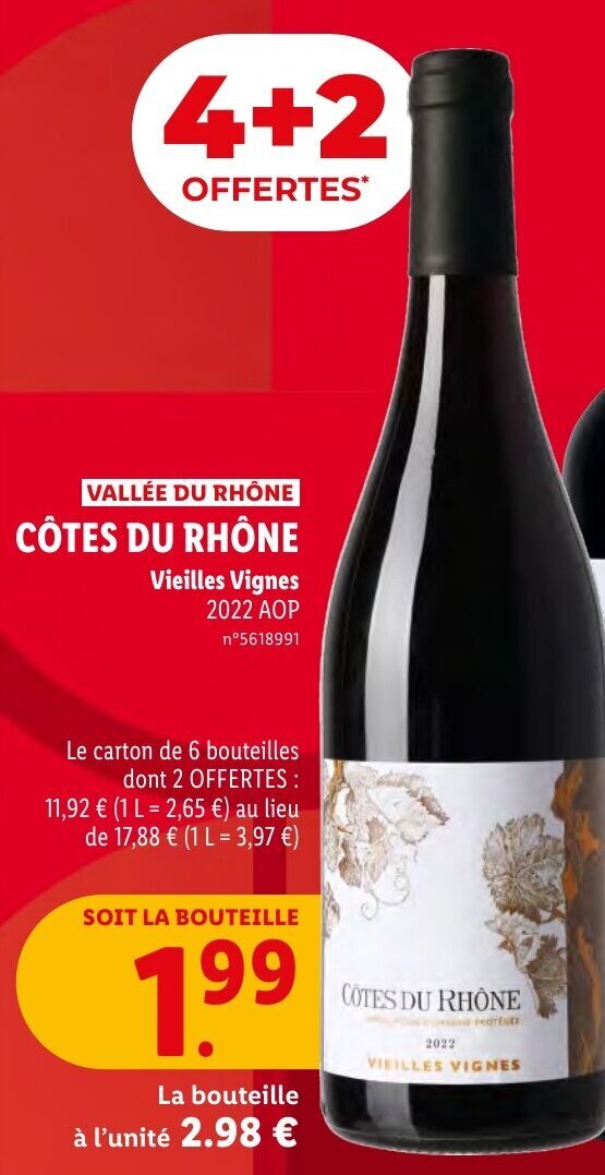 De belles vignes lidl