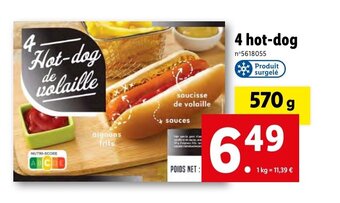 4 hot-dog