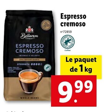 Lidl Espresso cremoso offre
