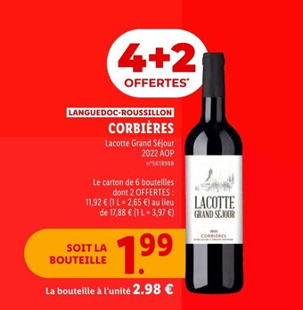 Lidl CORBIÈRES offre