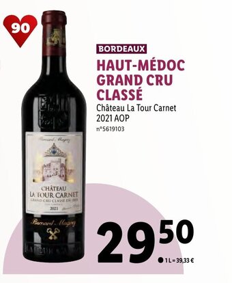 Lidl HAUT-MÉDOC GRAND CRU CLASSÉ offre