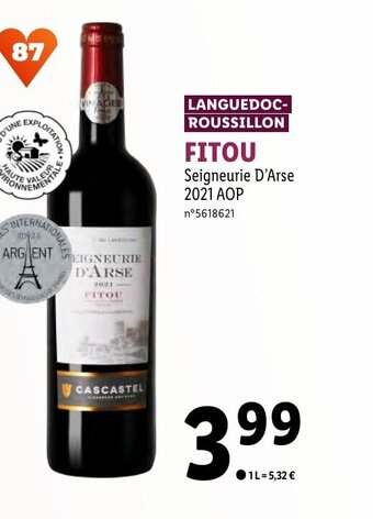 Lidl FITOU offre