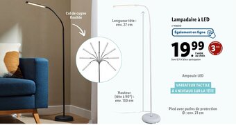 Lidl Lampadaire à LED offre