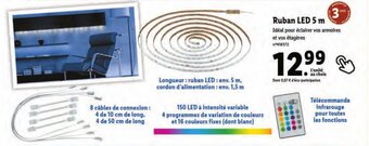 Lidl Ruban LED 5 m offre