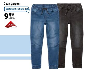Lidl Jean garçon offre