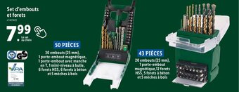 Lidl Set d'embouts et forets offre