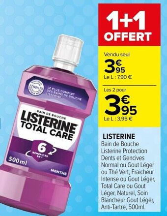 Carrefour LISTERINE offre