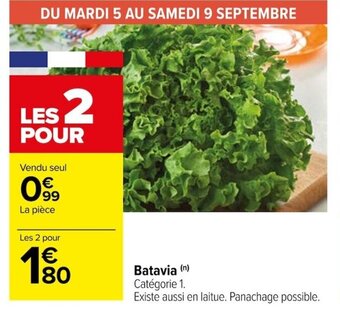 Carrefour Batavia offre