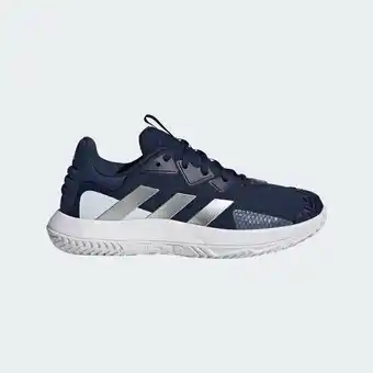 Decathlon Chaussures de tennis homme multicourt - adidas solematch control bleu blanc offre