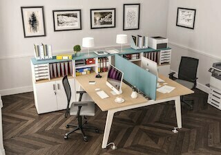 BUREAU SIMPLE FACE DÉPART