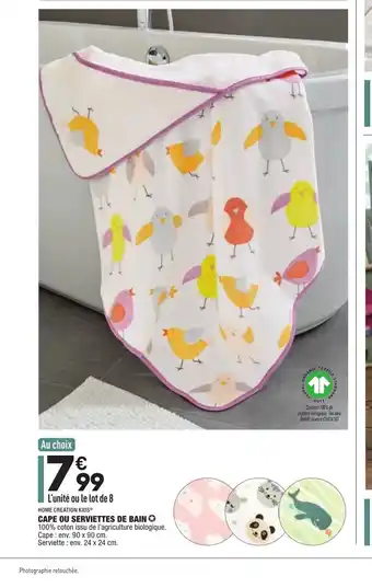 ALDI Cape Ou Serviettes De Bain offre